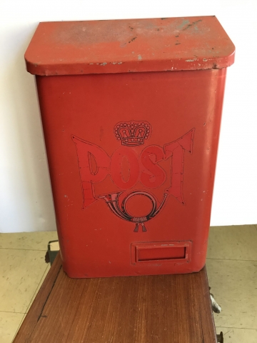 red English postbox